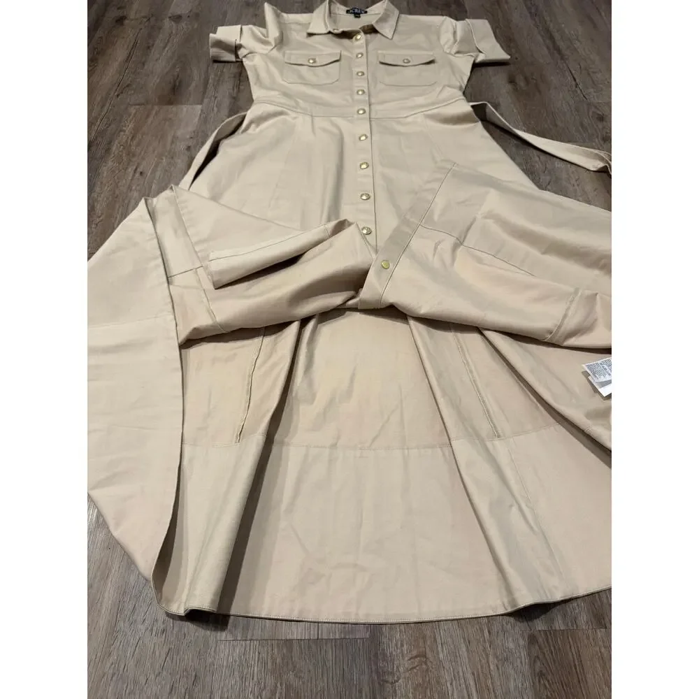 J. Crew Women’s Tie-Waist Shirtdress Size 6